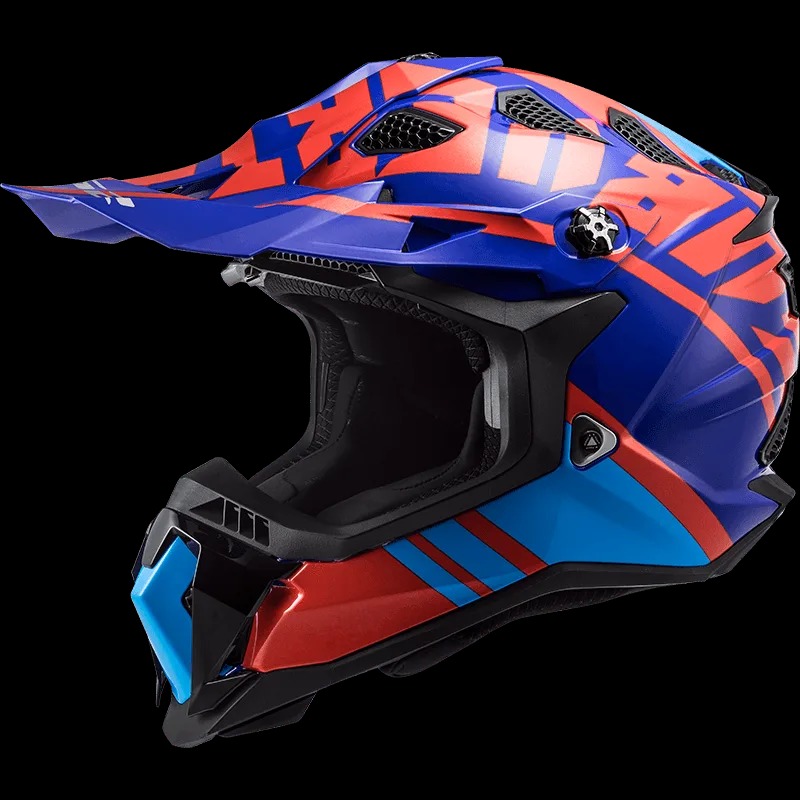 LS2-MX700 SUBVERTER GAMMAX-OFF ROAD HELMET-MATT RED/BLUE