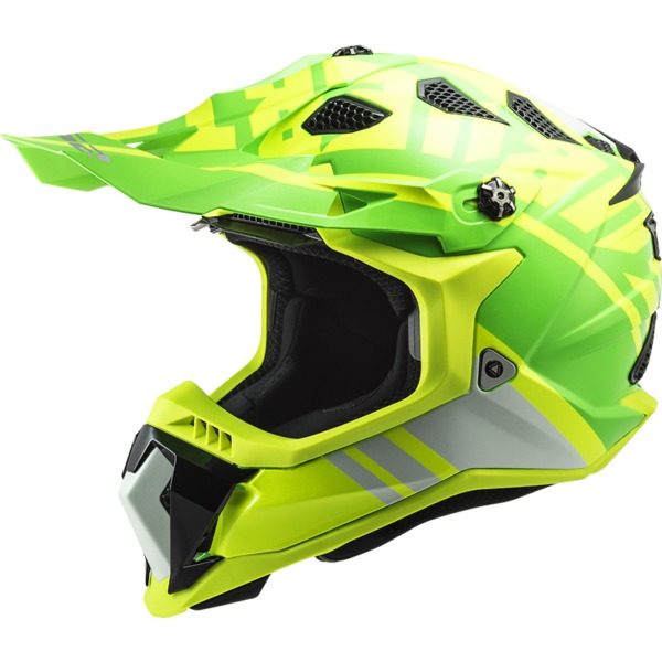 LS2-MX700 SUBVERTER GAMMAX-OFF ROAD HELMET-HIVIZ YLW/GRN