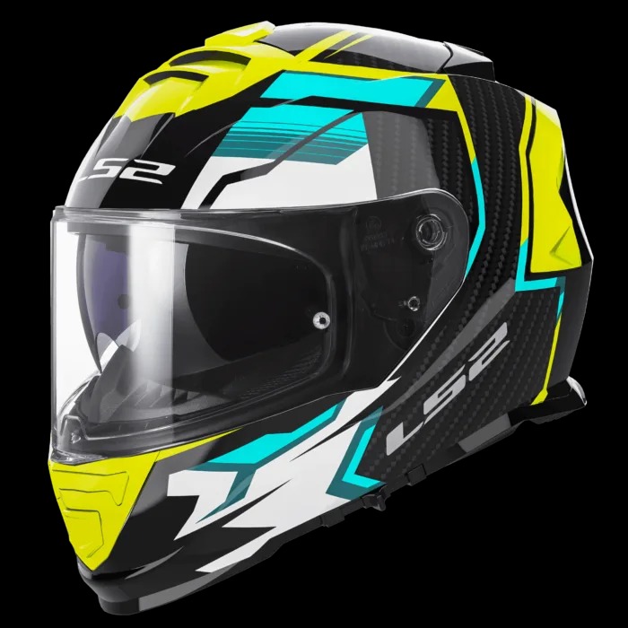 LS2-STORM TRACKER-HELMET-BLK/HIVIZ