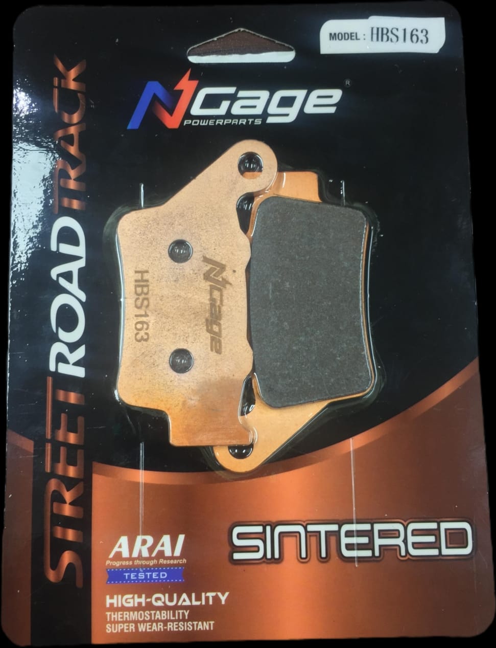 NGAGE-HBS 163-SINTERED BRAKE PADS