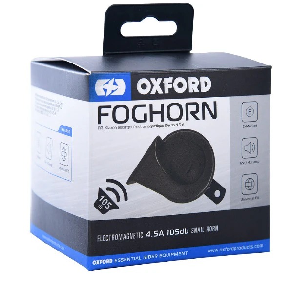 OXFORD-FOGHORN 12V-MOTOR CYC ACC-BLK