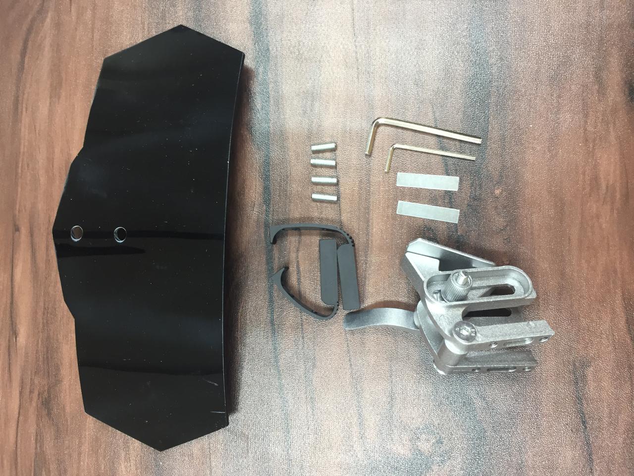 AS-VISOR EXTENDER-MOTOR CYC ACC-BLK