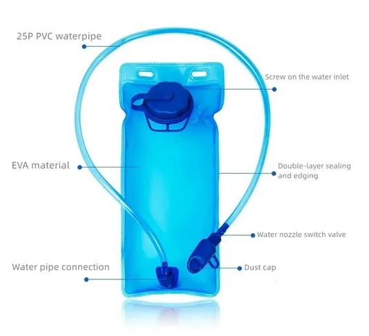 RAHGEAR-2L HYDRATION BLADDER-HYDRATION PACKS ACC