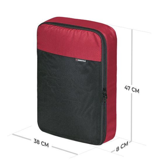 VIATERRA-PACKING CUBE-BAG-RED-LARGE