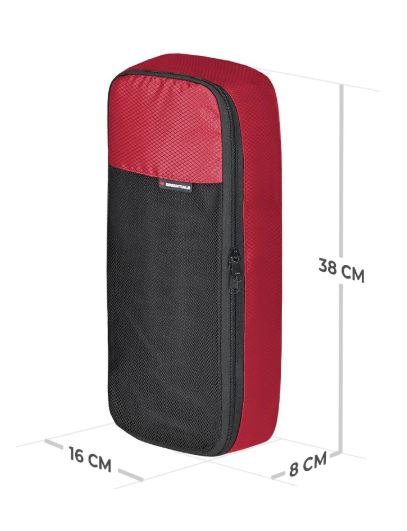 VIATERRA-PACKING CUBE-BAG-RED-OBLONG