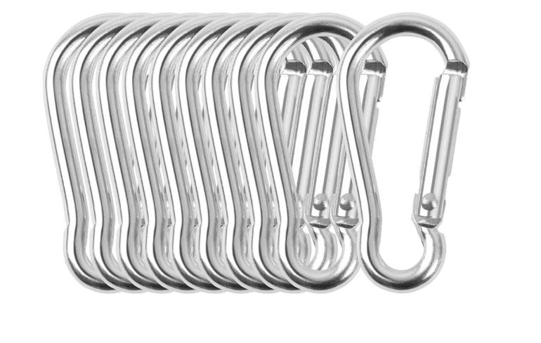 FLYTOP-KEY RING CARABINER W/SCREW-KEY CHAIN