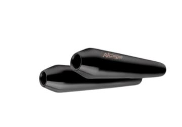 NGAGE-ROXOR EXHAUST RE TWINS 650-SILENCER-BLACK