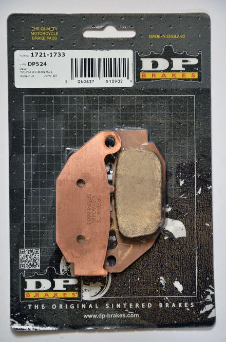 DP BRAKES - DP524 1721-1733 MC BRAKE PAD - BRAKE PAD