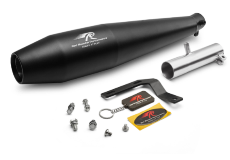 RED ROOSTER - PEGASUS BLACK RS EXHAUST - MOTOR CYC ACC.