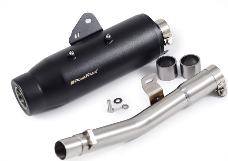 POWERAGE - BEAR 650 EXHUST - SILENCER - BLK