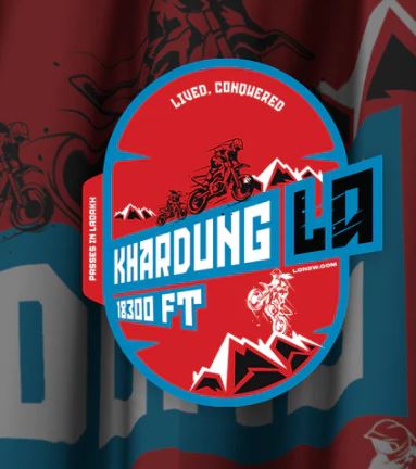 L2W - KHARDUNG LA 18,300 FT - BIKE STICKERS