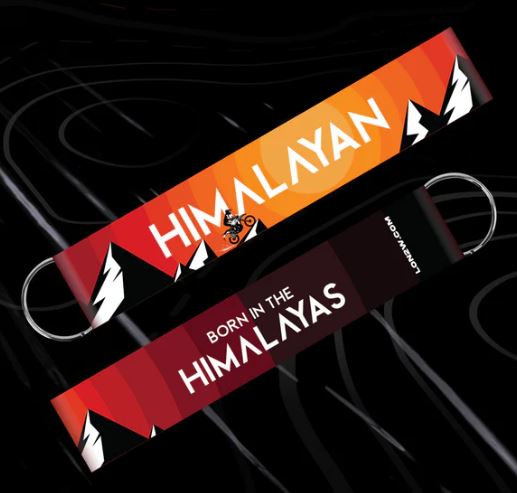 L2W - HIMALAYAN -ORANGE/BLACK CHAIN - KEY CHAINS