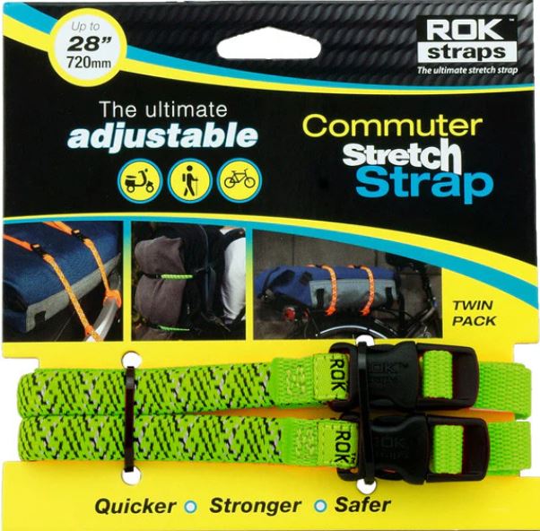OXFORD-ROK STRAPS LD12MM ADJUSTABLE-MOTOR CYC ACC.-GREEN REF