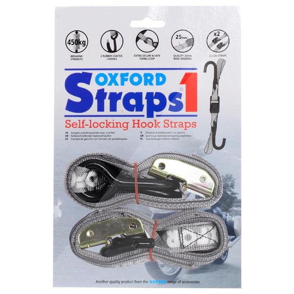OXFORD-STRAPS 1 BIKE HOOK STRAP-MOTOR CYCLE ACC.
