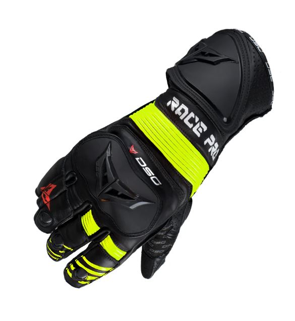 DSG - RACE PRO SPORT GLOVE - RIDING GLOVE - BLK/YLW/FLOURO