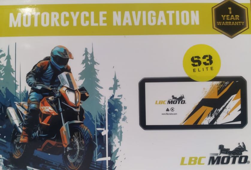 LBC-S3 ELITE NAVIGATION/CAMERA/TPMS-MOTOR CYC ACC-6.25 INCH