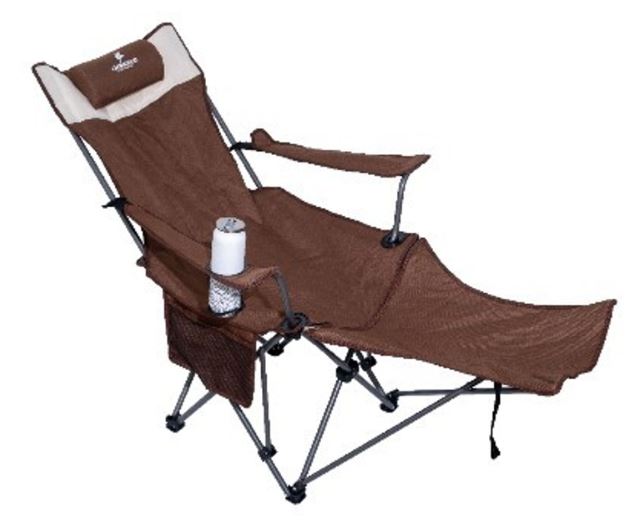 AS-FOLDING CHAIR WITH CUSHION & FOOTREST/PORTABLE-CAMPING ACC