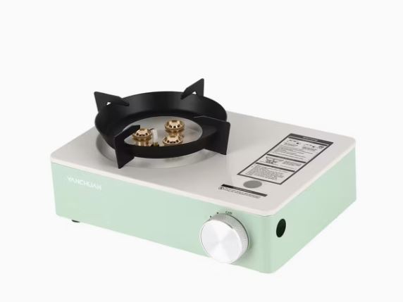 AS-CAMPING PORTABLE COOKING STOVE-CAMPING ACC-TEAL GREEN