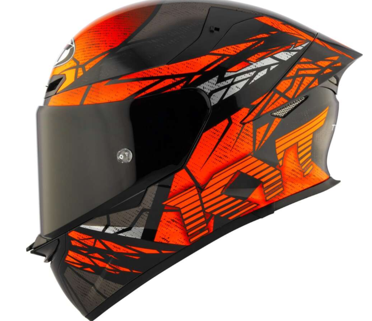 KYT -TT-REVO COMBUSTION - FULL FACE HELMET - ORANGE