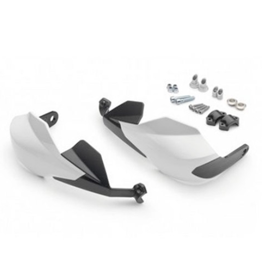 AS-BB HANDGUARD-MOTOR CYC ACC-BLK-WHITE