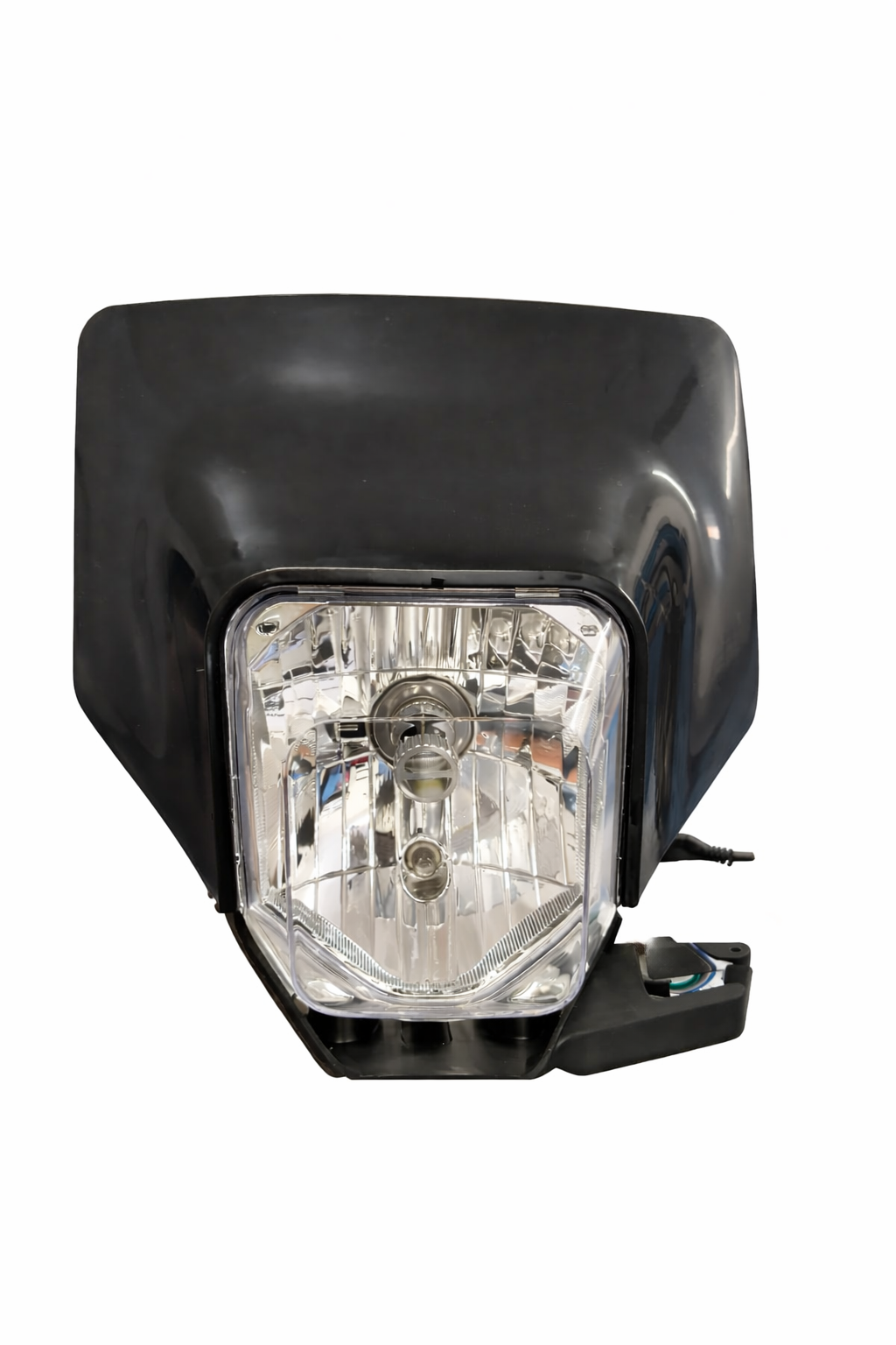 AS-ENDURO UNIVERSAL LED W/DRL-HEADLIGHT-BLK