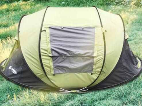 AS-OUTDOOR CAMPING TENT-LIGHT GREEN
