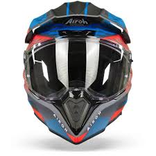 AIROH-COMMANDER BOOST-OFF ROAD HELMET-MATT RED/BLU